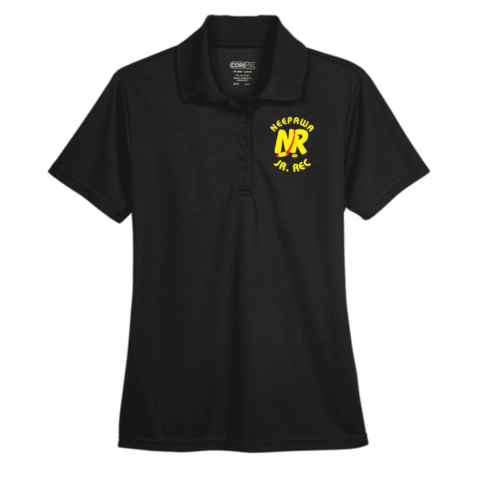 78181 Core365 Ladies' Origin Performance Pique Polo - Black