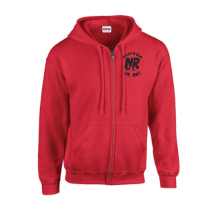 G186 Gildan Heavy Blend 8 oz., 50/50 Full-Zip Hooded Sweatshirt - Red