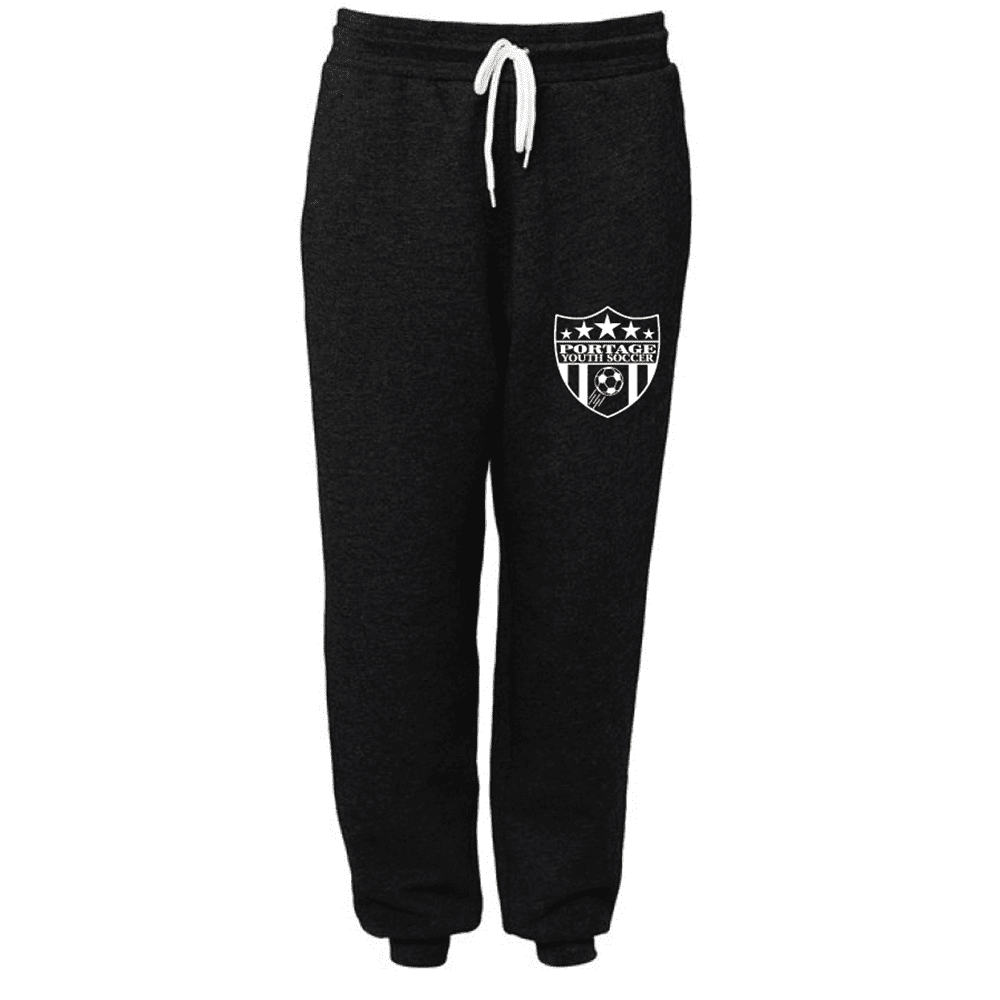 3727 Bella + Canvas Unisex Jogger Sweatpant - Black