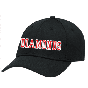 AC0010 Deluxe Polyester 6 Panel Cap - Black