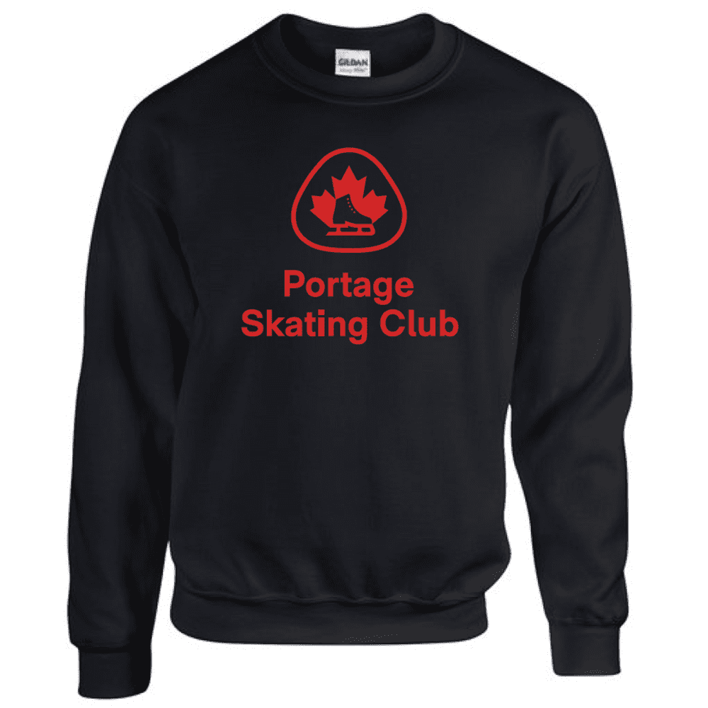 G180 Gildan Heavy Blend Fleece Crew Sweatshirt - Black