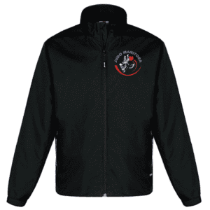 4170  Athletic Mesh Lined Track Jacket - Black