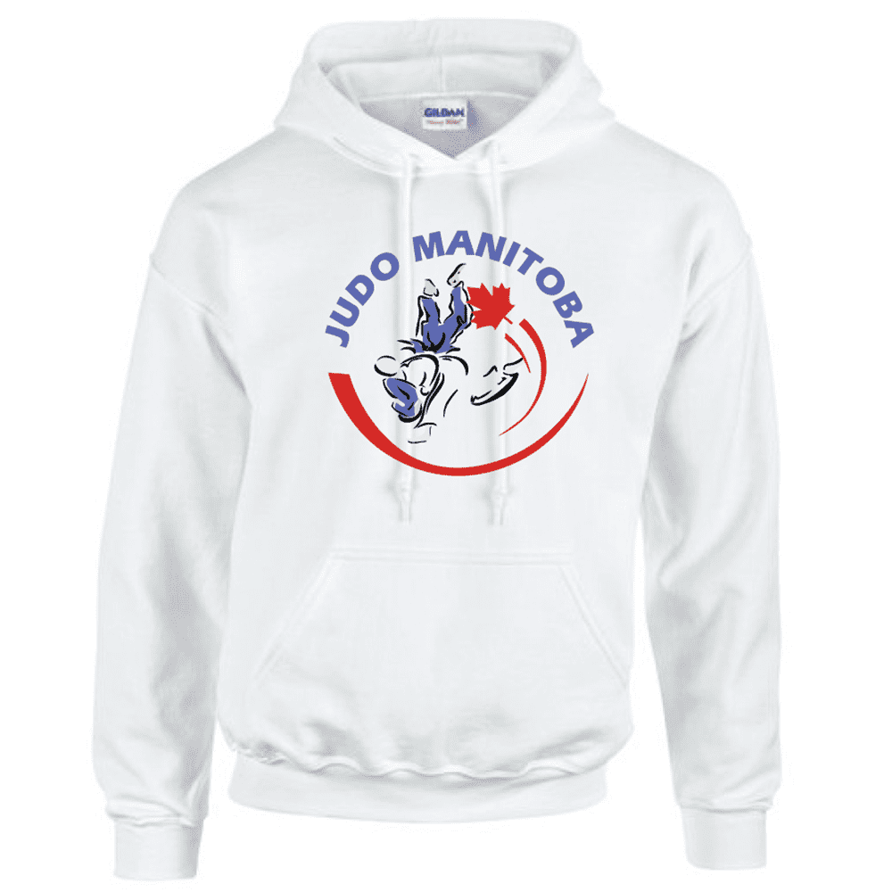 G185 Gildan Heavy Blend 8 oz., 50/50 Hooded Sweatshirt - White