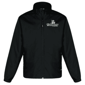 4170  Athletic Mesh Lined Track Jacket - Black
