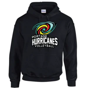 G185 Gildan Heavy Blend 8 oz., 50/50 Hooded Sweatshirt - Black