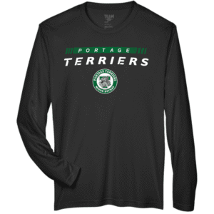 TT11LS Team 365 Performance Long Sleeve Shirt - Black