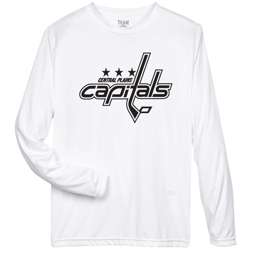 TT11LS Team 365 Performance Long Sleeve Shirt - White