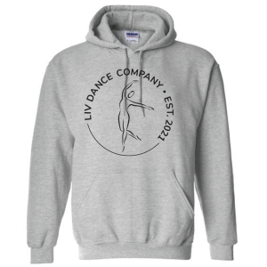 G185 Gildan Heavy Blend 8 oz., 50/50 Hooded Sweatshirt - Sport Grey