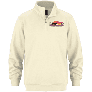 L00545 CSW 24/7 Flux 1/4 Zip Sweatshirt - Ivory