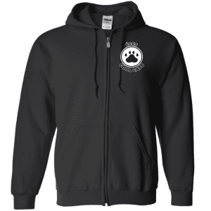 G186 Gildan Heavy Blend Full-Zip Hooded Sweatshirt - Black