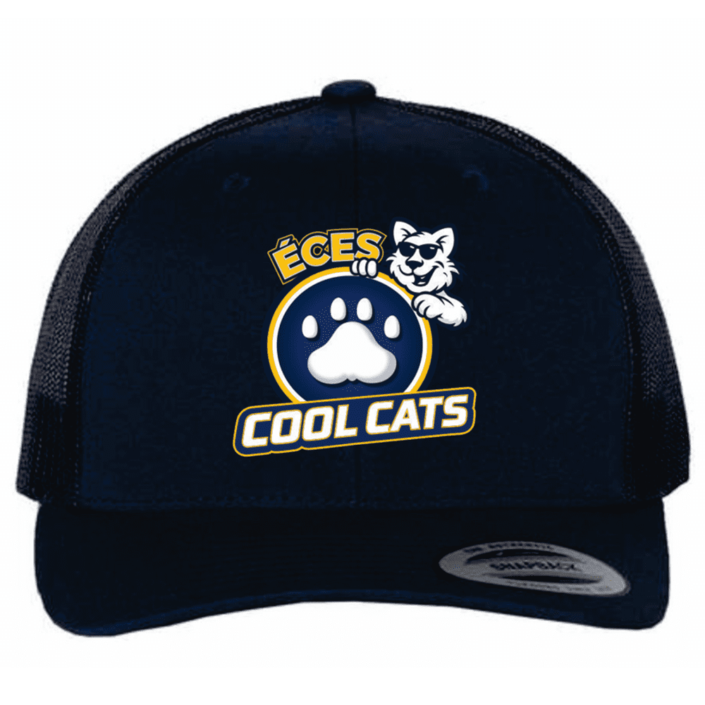 6606 Yupoong Adult Retro Trucker Cap - Navy