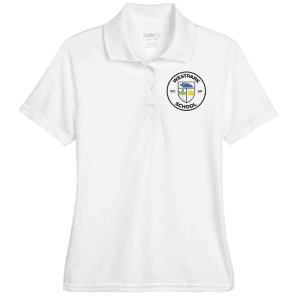 78181 Core365 Ladies' Origin Performance Pique Polo - White