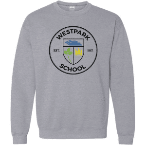 G180 Gildan Heavy Blend Fleece Crew Sweatshirt - Sport Grey