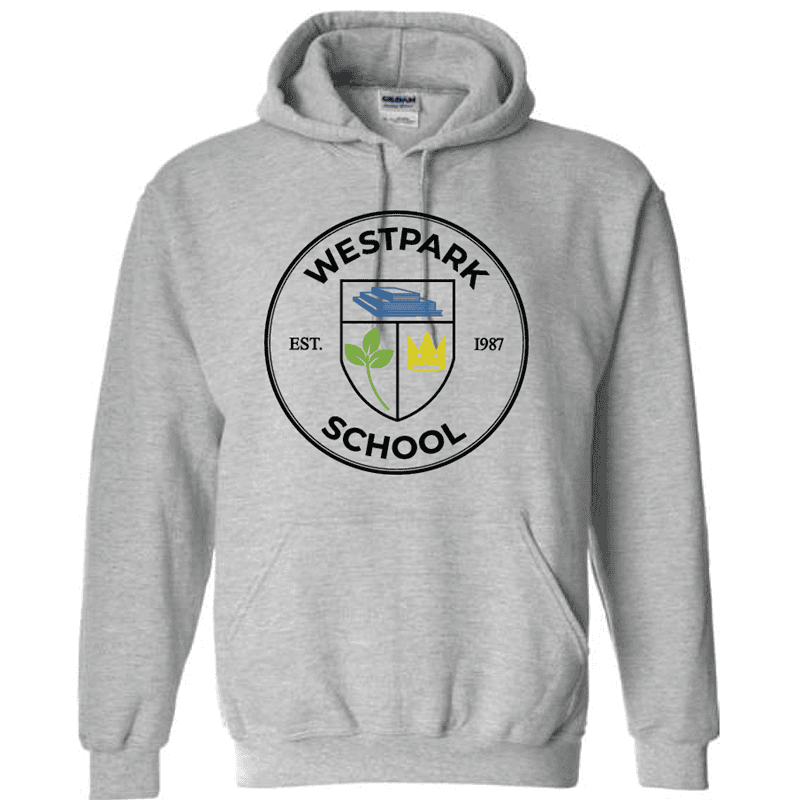 G185 Gildan Heavy Blend 8 oz., 50/50 Hooded Sweatshirt - Sport Grey