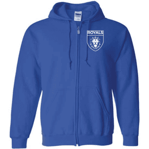 G186 Gildan Heavy Blend Full-Zip Hooded Sweatshirt - Royal Blue
