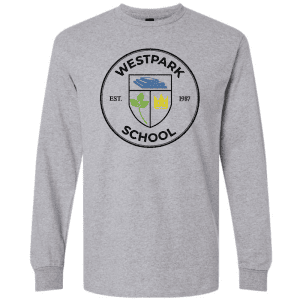 G240 Gildan Ultra Cotton Long Sleeve T-Shirt - Sport Grey