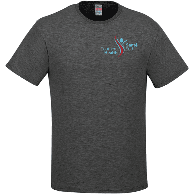 S05610 CSW 24/7 Parkour Ring Spun Combed Cotton Crewneck T-Shirt - Charcoal Heather