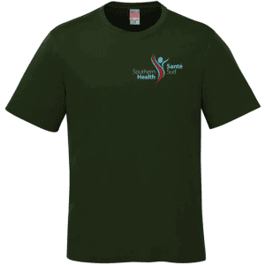 S05610 CSW 24/7 Parkour Ring Spun Combed Cotton Crewneck T-Shirt - Forest Green