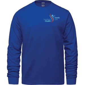 S05615 CSW 24/7 Breeze Ring Spun Combed Cotton Crewneck Long Sleeve Shirt - Royal Blue